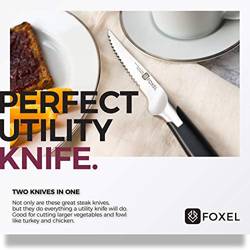 Steak-Knives-Knife-Set-of-4-8-or-12-Smooth-Cut-Serrated-Blade-uses-German-High-Carbon-Steel-wFull-Tang-Handle-Gift-Box-Set