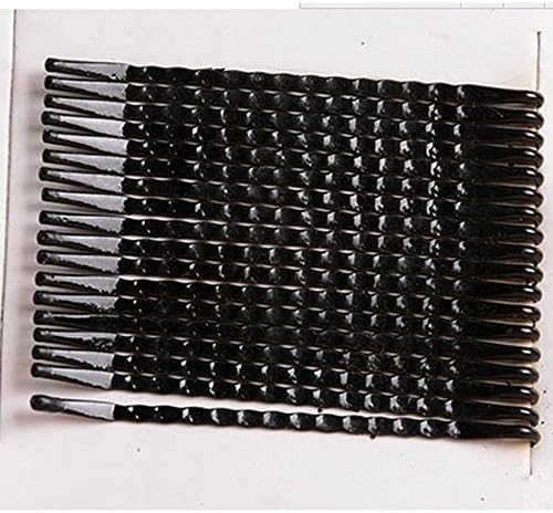 150 pcs Black Bobby Pins Slides Hair Clips Kirby Grips Clamps Salon Hairdressing Hairpin (Wave S)