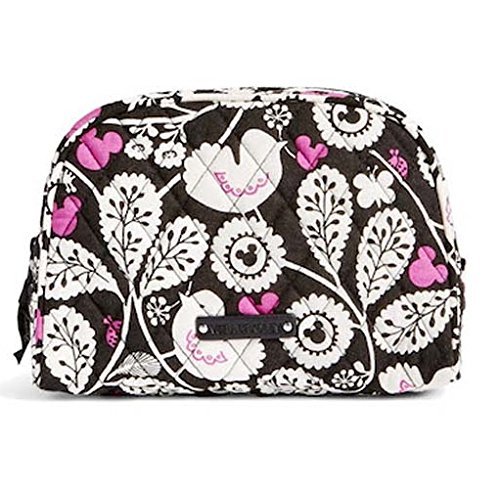 Vera Bradley Medium Zip Cosmetic Bag Mickey Mouse Meets Birdie