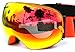 COPOZZ G1 Ski Goggles For Snow Snowboard Snowmobile Skate - For Men Women Youth Boy Girl - Anti Fog UV Protection OTG Over Glasses Helmet Compatible Detachable Double Lens