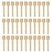 SUMERSHA 50 Pack 3 Inch Mini Wood Honey Dipper Sticks Server for Honey Jar Dispense Drizzle Honey Individually Wrapped Portable For Party Wedding Favors