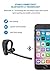 WISTMAR Bluetooth Headphones Best Wireless Business Earphones w/Mic Lightweight HD Stereo Sweatproof In-Ear Earbuds for driving Workout 9 Hour Battery Noise Cancelling Headset