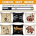 AENEY Wicked Halloween Skull Pumpkin Throw Pillow Cover 18 x 18 for Couch Wicked Vintage Fall Decorations Farmhouse Home Decor Autumn Black Decorative Pillowcase Cotton Linen Square Cushion Case