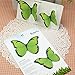 KitMax (TM) Pack of 6 Sets Cute Butterfly Shaped Sticky Notes Gift for Students Children, Color May Vary