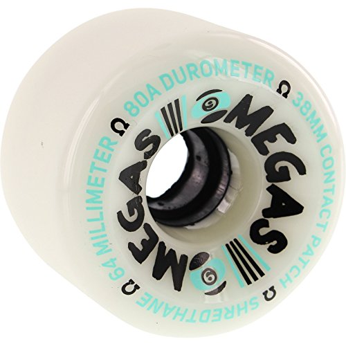 Sector 9 Omega White Skateboard Wheels - 64mm 80a 