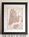 New York City Map Art From 1844 - Old City Street NYC Map, Antique Wall Hanging Home and Office Decor, Classic Gift for Old Map Collectors, 11x14 Unframed Patent Print Poster