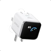 Anker Nano USB C Charger,45W USB C Charger Block with Smart Display,180°Foldable Plug,Smart Recognition,Built-in Care Mode,fo