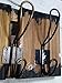 TheTimeBus 5-Pack Big Double Coat Hooks (Black)