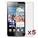 UIYTRAESTING for GALAXY S2 i9100-5 Pack Premium Reusable LCD Screen Protector with Lint Cleaning Cloth