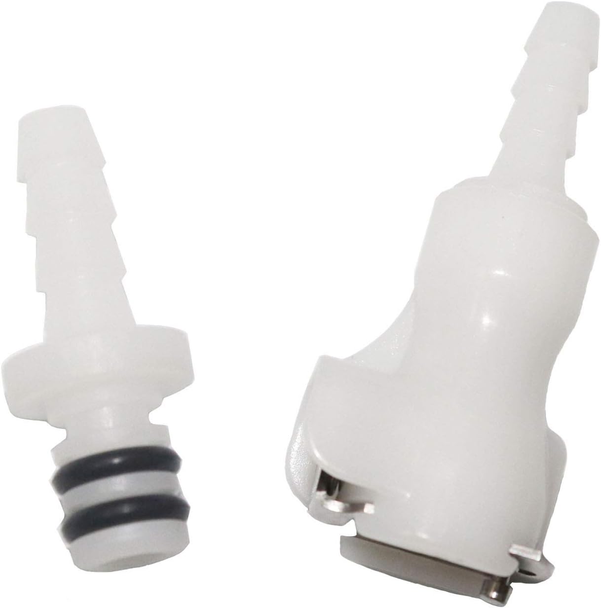 Plastic Quick Connect Male/Female Coupling Connector 3/16'' Hose Barb