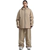 GSOU SNOW Women Ski Jacket and Pants Set Men Snowboard Jacket Baggy Snow Suit Waterproof Windproof Insulation Ski suit