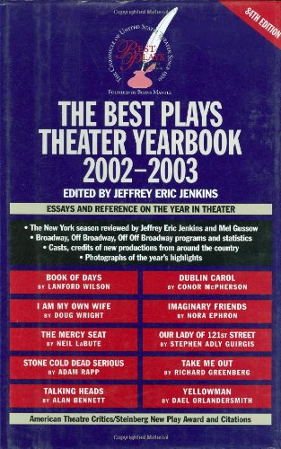 The Best Plays Theater Yearbook 2002-2003 by Jeffrey Eric Jenkins