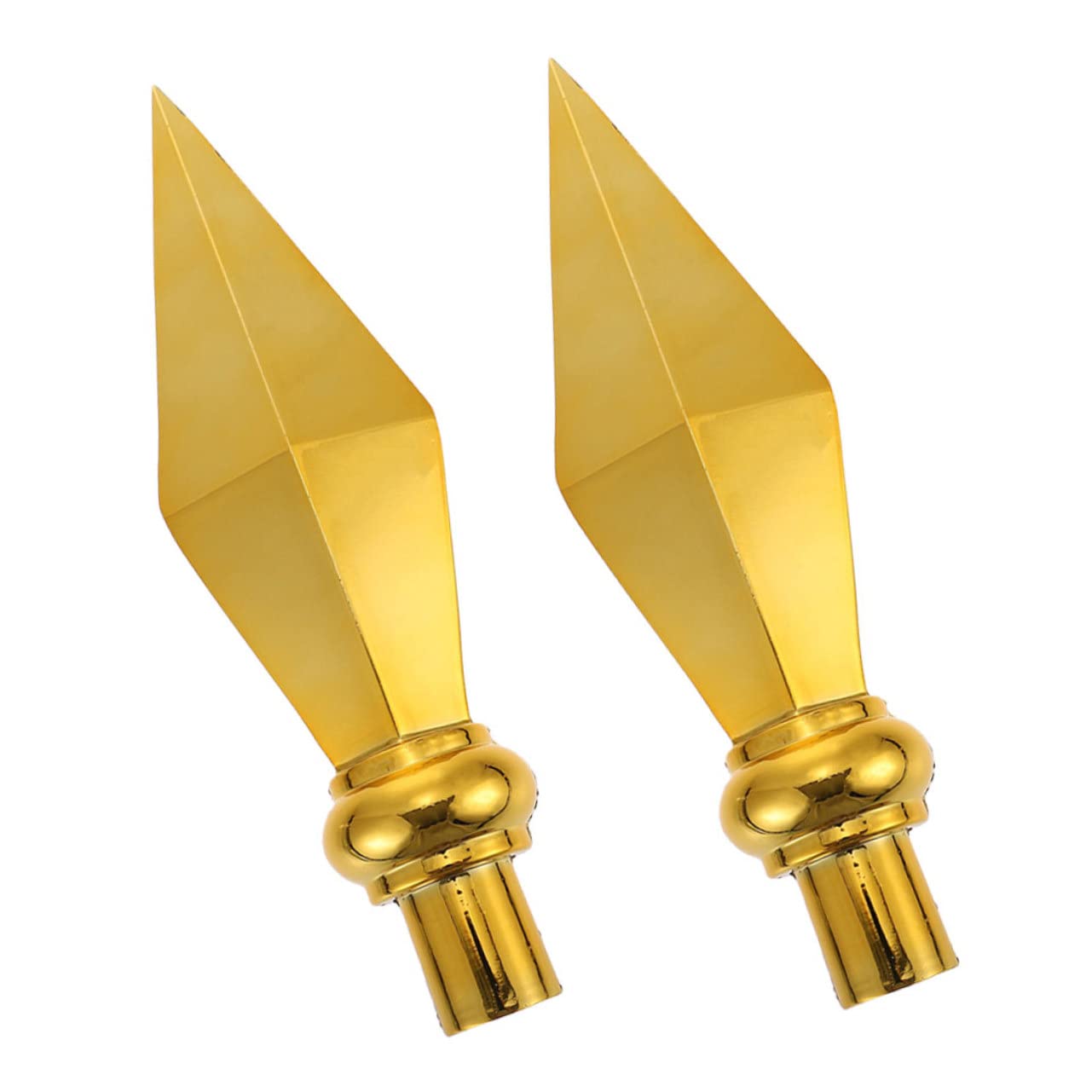 IWOWHERO 2 pcs Flagpole Toppers Finial Ornament Flagpole Accessories for Flag Display