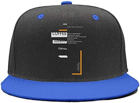 All I Need Today is a Little Bit of Coffee Flat Bill Cap Men/Women Designer Hip Hop Caps