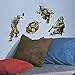 RoomMates Teenage Mutant Ninja Turtles In Action Peel And Stick Giant Wall Decals