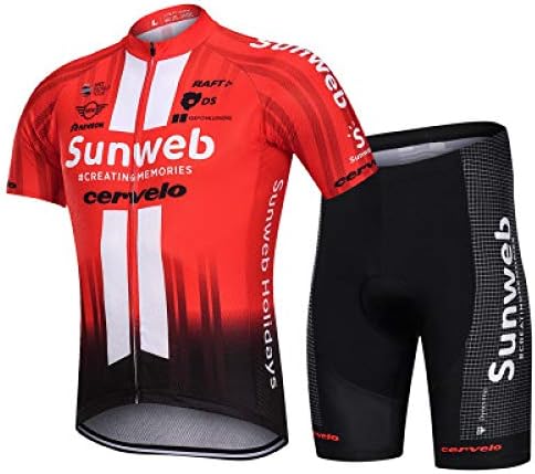 YDJGY Jersey Short Sleeve Suit, Men and Women Summer Breathable and Quick-Drying Road Mountain Bike Clothing Shorts