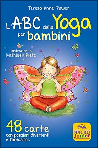 Lettere di yoga per bambini.