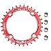 FOMTOR 32T Chainring 104 BCD Narrow Wide Chainring with 4 Bolts 9 10 11 Speed for Road Bike, Mountain Bike, BMX MTB Bike (Red)