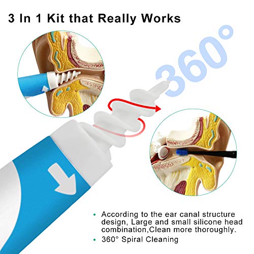 QGrips Earwax Remover EarWaxRemovalTool Ear Wax Remover Silicone