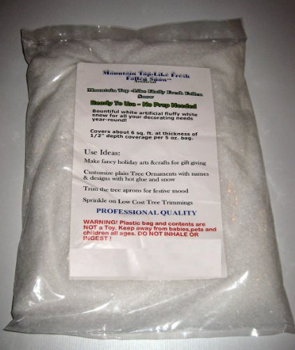 Artificial Snow Scatter Flakes â‚¬â€œReady to Use-No Prep Needed; Mountain Top-Like Fluffy Fallen Snow (Tm) (1)