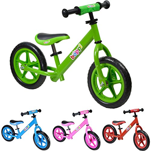 Bicicleta sin pedales de metal para niñ@s de 2-5 años y multicolor