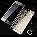 Cool Idea Iphone 5s Iphone5 Iphone SE 3d Diamond Screen Protector,front & Back Colored Tempered Glass Screen Protector for Iphone5s (Golden)