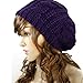 EUBUY Winter Warm Baggy Beret Chunky Knitted Braided Beanie Hat