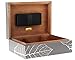 Zino davidoff grey graphic wooden humidor