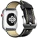 Apple Watch Band 42mm Genuine Leather iWatch Bands Sereies 3 2 1 Black