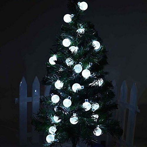 New Warm Crysal Ball Color 30Led LED Solar Water Drop String Light For Christmas Party Garden Tree Decorative LA set035