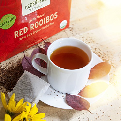Red Rooibos Tea 100 Teabags USDA Organic Naturally Caffeine Free