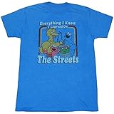 Sesame Street Everything I Know Adult T-Shirt