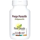 New Roots Herbal | Purge Parasitis Capsules for Adults - Comprehensive Parasite Cleanse with Wormwood, Black Walnut Hull - Di