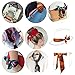 Aimyoo 32pcs Handbag Handle Ribbon Scarf - 16 Pairs Fashion Hairband Neckerchief Scarf Ribbon for Women Girls Ladies Decoration