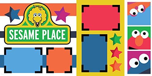 "Sesame Place" Scrapbook Page Kit