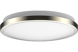 DYMOND LED Ceiling Light Flush Mount 10 Inches Ceiling Light Fixture Dimmable Flush Mount Light Fixture, Ceiling Lights for Bathroom, Kitchen, Laundry Room (3000K Warm White, 10 inches)