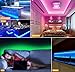 Music Led Strip Light, HOUHUI Light Music Sound Activated 16.4Ft 5050 RGB Color Changing LED Strip Kit with 20-Key Remote, Flexible Strip Lights with Music Sound Sense & 12V Power Supply