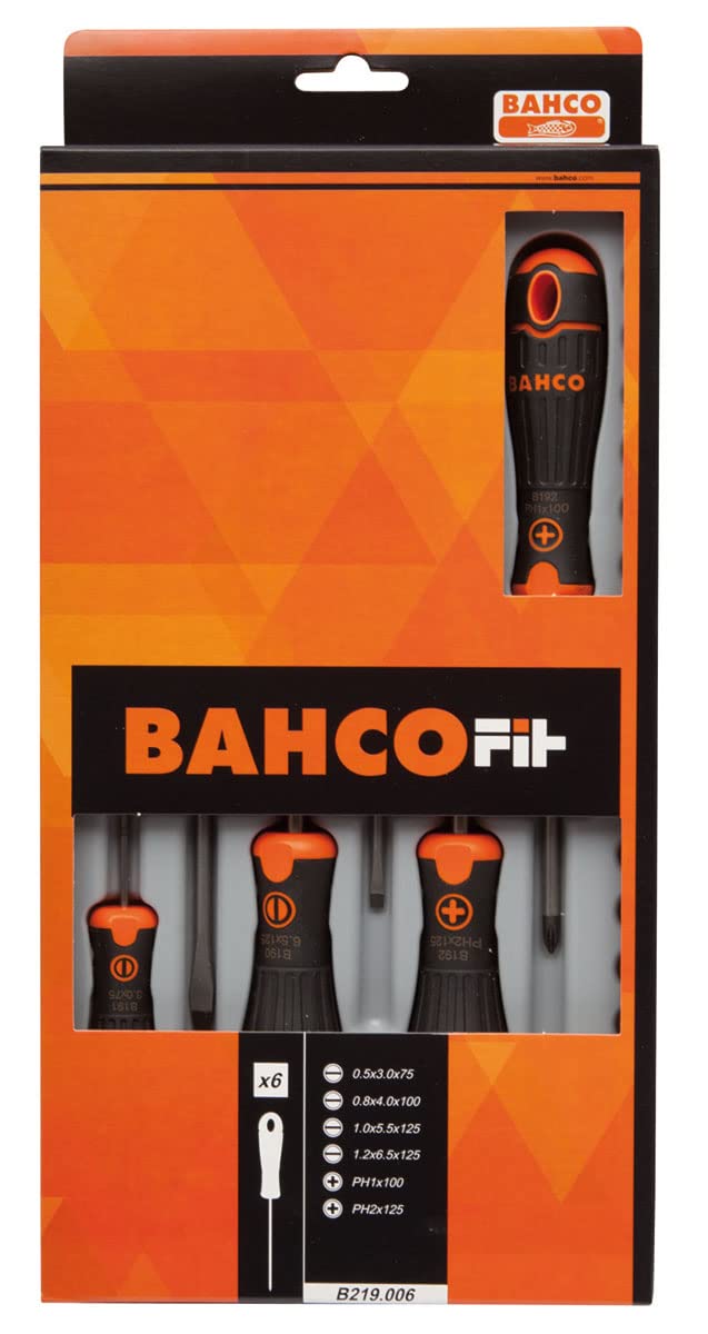 BAHCOFIT Screwdriver Set, 6 Piece