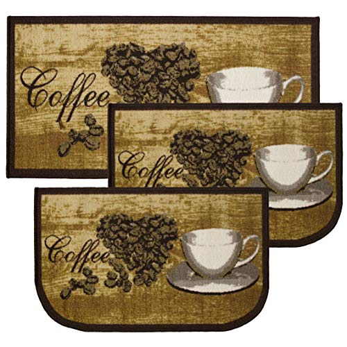 1 20x40 Mat 2 Slice 18x30 Rugs Latex Kashi Home Apple 3pc Kitchen