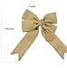 Aokbean Set of 2 Burlap Bows 11