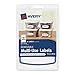 Avery Removable Multi-Use Labels, Blue Border, 3.75 x 1.625 Inches, Pack of 15 (41445)