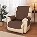 OakRidge Comforts Deluxe Microfiber Recliner Cover Chocolate