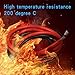 BNTECHGO 8 Gauge Silicone Wire 3 ft Red and 3 ft Black Flexible 8 AWG Stranded Tinned Copper Wire