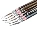 NYKKOLA 12 Pcs Microblading Eyebrow Peel-off Pencil 6 Colors WaterProof Soft Coloured Pencil Permanent Makeup Maker Liner,microblading pencil