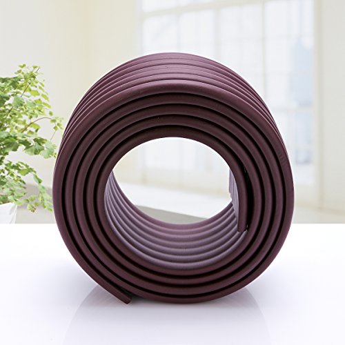 ITRAZ Baby Safety Protectors Table Edge Safe Anti-Collision Bar Corner Bumpers Guard Strip With 3M Adhesive 6.5Ã—0.3Ã—0.03Ft (ROSEWOOD)