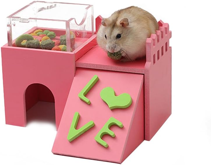 Zoog Wildforlife Castle Design Hamster Restaurant Hideout