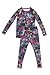 Cuddl Duds Girls Long Sleeve Crew Neck and Pant Thermal Set-Multicolor, M (7-8)