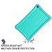 BMOUO Silicone Case for All-New Fire HD 8 2018 / 2017 - Anti Slip Light Weight Shock Proof Kids Friendly Protective Case for Amazon Fire HD 8 Tablet (7th and 8th Generation, 2017 and 2018 Release) , Turquoise