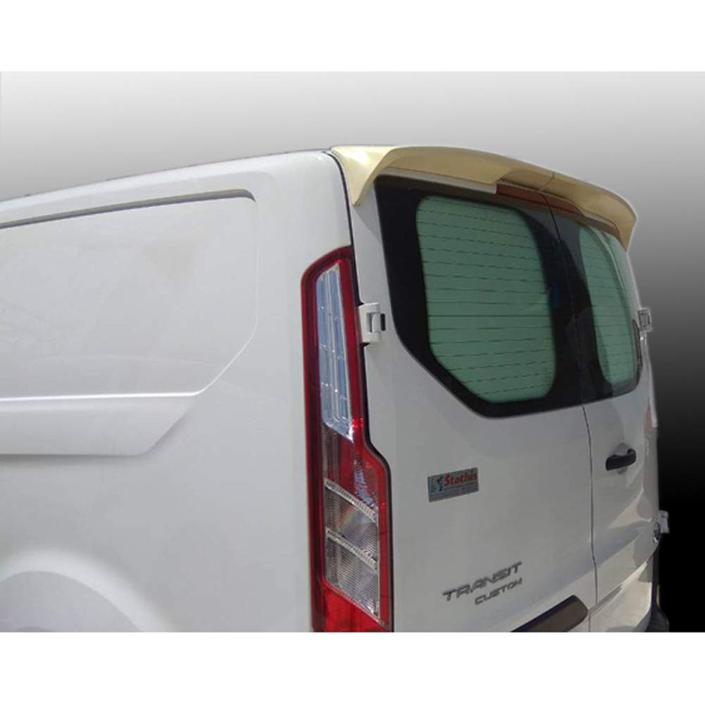 Motordrome Roof spoiler compatible with Ford Transit Custom 2012- (with 2 barn doors) (PU)