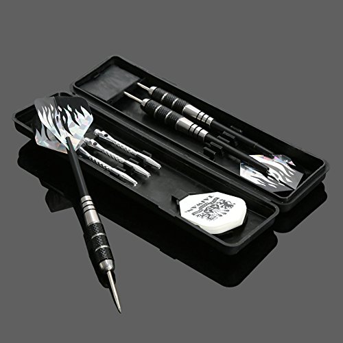 Taloyer Steel Tip Darts Tungsten Barrel Aluminium Dart Shaft Professional Set &Case - Thumbnail 5